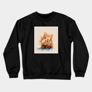 Watercolor squirrel Crewneck Sweatshirt